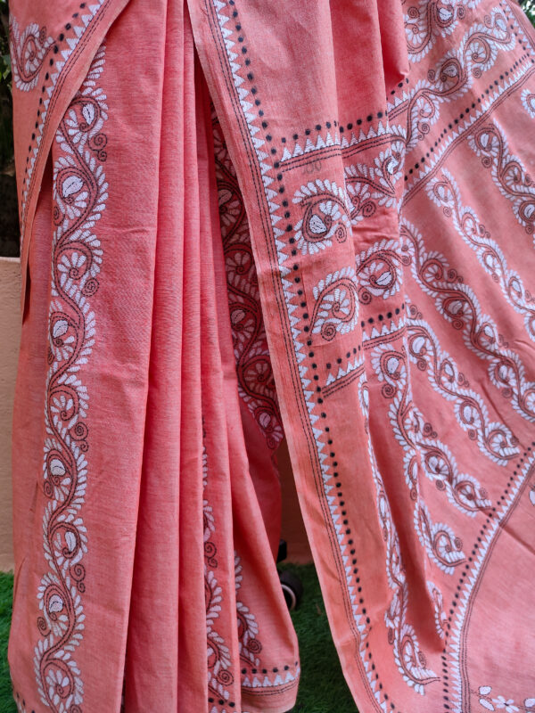 Khadi Kantha Saree - Image 2