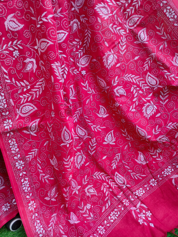 Khadi Kantha Saree - Image 5