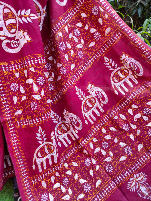 Khadi Cotton Saree - Image 3