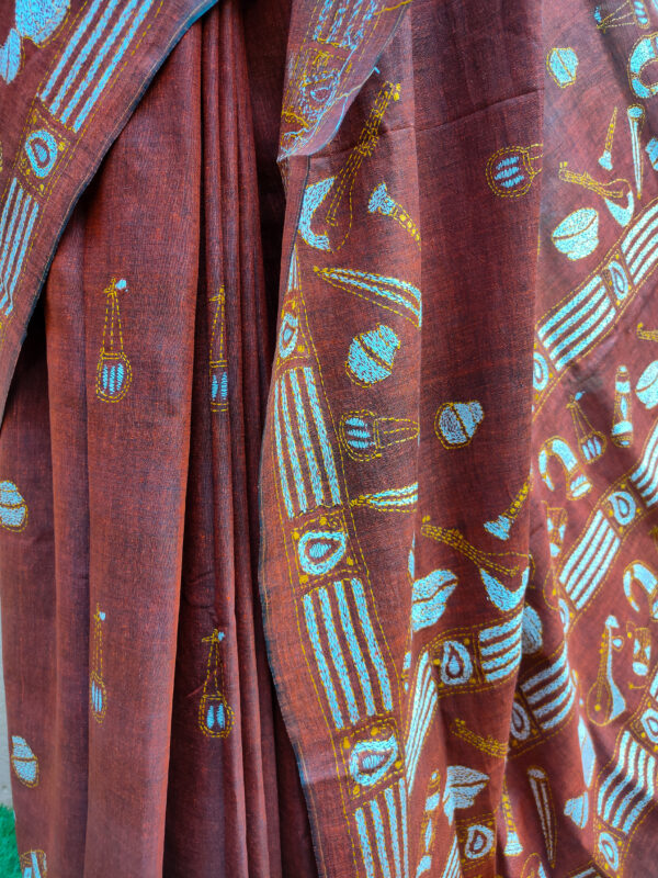 Khadi Cotton Saree - Image 2