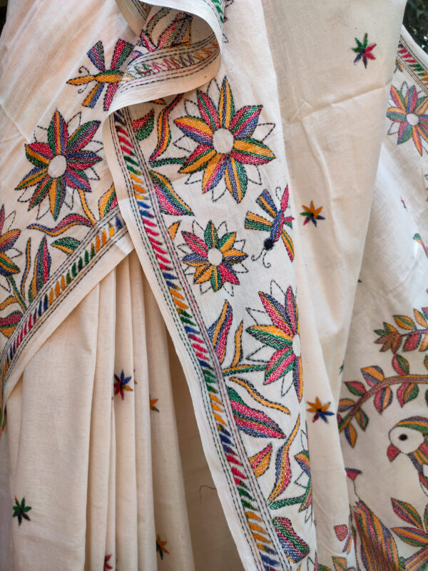 Khadi Cotton Saree - Image 2